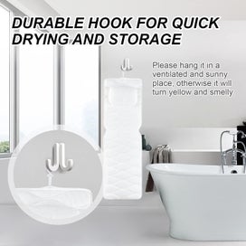 Listing 4 of 7 for Full body massage bathtub mat suitable for head support during hydrotherapy