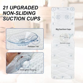 Listing 6 of 7 for Full body massage bathtub mat suitable for head support during hydrotherapy