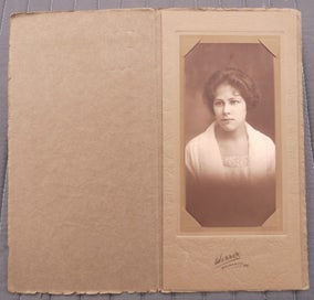Listing 2 of 6 for Vintage Studio Photo of Beautiful Young Woman. Webber, Brunswick, Maine, U.S.A.