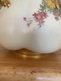 Listing 8 of 11 for Lovely Royal Worcester Hand Painted Blush Ivory Jug c1907