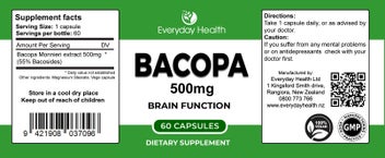 Listing 2 of 2 for Bacopa Monnieri - Cognitive Support - 60 Capsules
