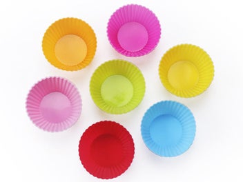 Listing 6 of 10 for Reusable Non-Stick Silicone Cake Cups Baking Molds Sets for Cup Cake