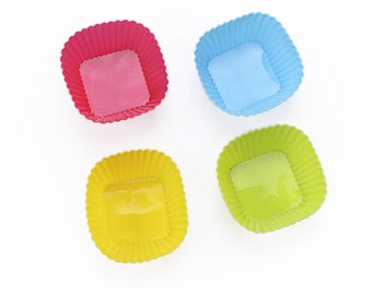 Listing 7 of 10 for Reusable Non-Stick Silicone Cake Cups Baking Molds Sets for Cup Cake
