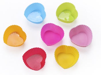Listing 8 of 10 for Reusable Non-Stick Silicone Cake Cups Baking Molds Sets for Cup Cake