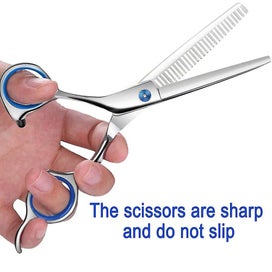 Listing 4 of 5 for 8-Pack Hair Scissors Set - Teeth Thinning Shears for Barber Salon and Home Haird