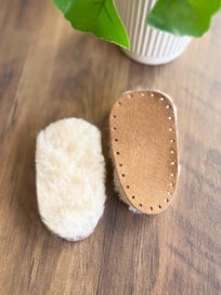 Listing 2 of 17 for Sheepskin Soles for Crocheted Children's Shoes