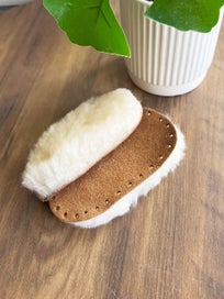 Listing 4 of 17 for Sheepskin Soles for Crocheted Children's Shoes