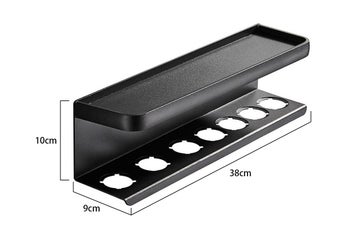 Listing 6 of 7 for Barbershop Curling Wand Wall Mount Holder Hair Dryer shelf For Dyson Styler Rack