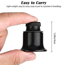 Listing 2 of 5 for 4pcs Loupe Eyeglass Magnifiers Set 5x 10x 15x 20x Watch Repair Loupe Magnifier S