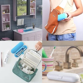 Listing 4 of 5 for 3 Pieces Travel Protective Cover,travel Case Toothbrush Box