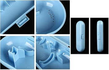 Listing 5 of 5 for 3 Pieces Travel Protective Cover,travel Case Toothbrush Box
