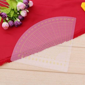 Listing 4 of 5 for Fan Shape Ruler Foot Seam Patchwork Diy Sewing Measuring Scrapbook Tool