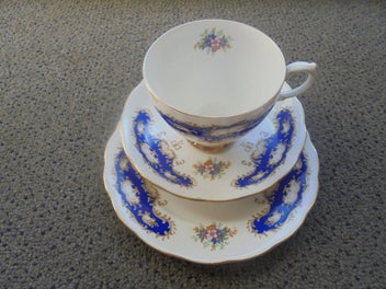 Listing 1 of 12 for Queen Anne (England) bone china trio - pattern 8363