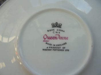 Listing 9 of 12 for Queen Anne (England) bone china trio - pattern 8363
