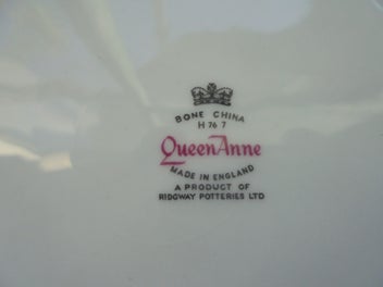 Listing 12 of 12 for Queen Anne (England) bone china trio - pattern 8363