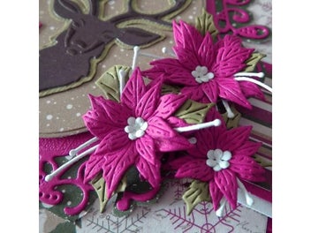 Listing 1 of 5 for Craft Metal Cutting Dies For Christmas Flower Leaves Scrapbook Paper