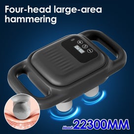 Listing 4 of 7 for Portable Handheld 4 Head Massager with Remote Control to Relieve Back, Neck