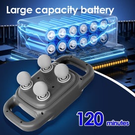 Listing 5 of 7 for Portable Handheld 4 Head Massager with Remote Control to Relieve Back, Neck