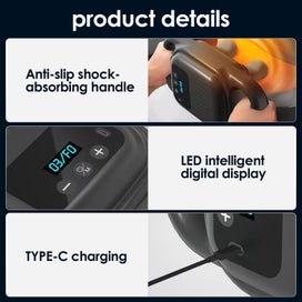 Listing 6 of 7 for Portable Handheld 4 Head Massager with Remote Control to Relieve Back, Neck