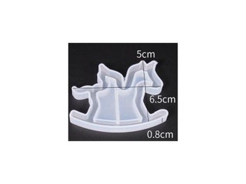 Listing 7 of 10 for Epoxy Resin Kawaii Feet Shaker Silicone Molds For DIY Jewelry Tools