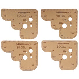 Listing 2 of 5 for leather acrylic marker ruler leather craft template diy acrylic template 4Pcs