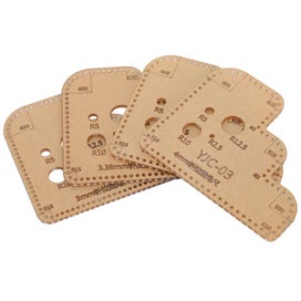 Listing 3 of 5 for leather acrylic marker ruler leather craft template diy acrylic template 4Pcs