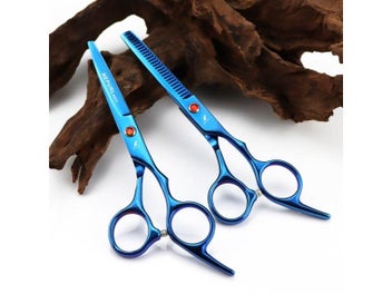 Listing 6 of 10 for 6 Inch Tooth Scissors Flat Scissors For Barbers And Hairdressers Special Fine