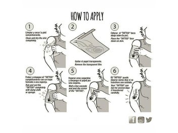 Listing 8 of 10 for Temporary Tattoo Stickers