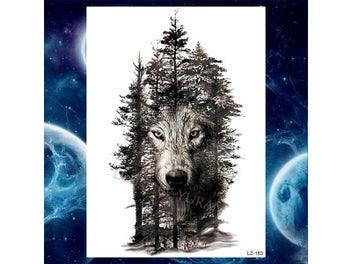 Listing 8 of 10 for Summer Style Temporary Tattoo Stickers Rose Flower Feather For Women Fake