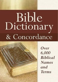 Listing 1 of 1 for Bible Dictionary and Concordance (ISBN 9780785825265) By Lulu Mayo
