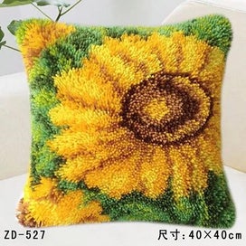 Listing 5 of 6 for NUBECOM Plant Series Segment Embroidery Pillow Flowers Grass Coarse Wool CHK29M