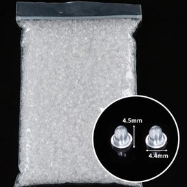 Listing 3 of 6 for 500pcs Rubber Earring Back Stopper Earnuts Stud Supplies For Jewelry Maki CHK29M