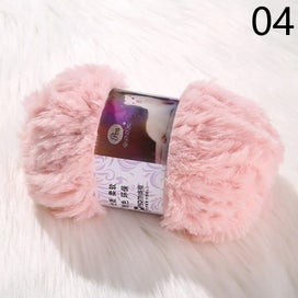 Listing 4 of 5 for 50g/Roll Faux Fur Yarn Hair Mohair Wool Cashmere for Hand Knitting Croche CHK29M