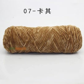 Listing 4 of 5 for 1pc 100g Chenille Silk Cotton Blended Yarn for Hand Knitting Soft Sweater CHK29M