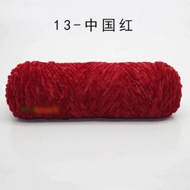 Listing 1 of 6 for 1pc 100g Chenille Silk Cotton Blended Yarn for Hand Knitting Soft Sweater CHK29M