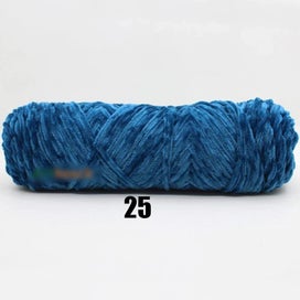 Listing 1 of 6 for 1pc 100g Chenille Silk Cotton Blended Yarn for Hand Knitting Soft Sweater CHK29M