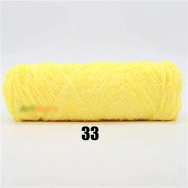 Listing 1 of 6 for 1pc 100g Chenille Silk Cotton Blended Yarn for Hand Knitting Soft Sweater CHK29M