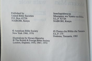 Listing 6 of 10 for Good News for Modern Man Habari Njema Kwa Watu Wote English Swahili (SKU BK38)