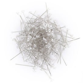 Listing 4 of 5 for pearl straight pin crystal head pin 200Pcs Flower Bouquet Pins Brooch Sewing