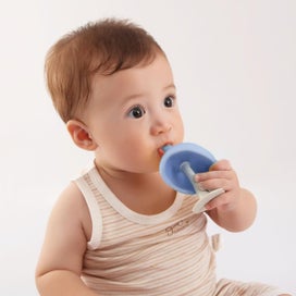 Listing 2 of 2 for Mushroom Teether Iron Green