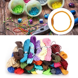 Listing 4 of 5 for 1mm Diameter 10m Polyester Waxed Cord String Wire