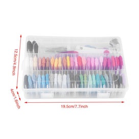 Listing 4 of 5 for embroidery needle embroidery tool needle felting tool 50 Colors Threads with