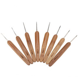 Listing 3 of 5 for crochet tools kit 20Pcs/Lot Crochet Hooks Needles Bamboo Handle Weave Sewing