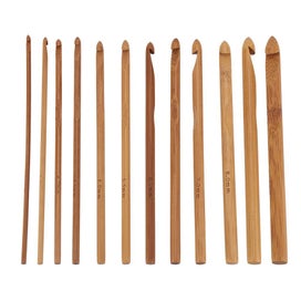 Listing 4 of 5 for crochet tools kit 20Pcs/Lot Crochet Hooks Needles Bamboo Handle Weave Sewing