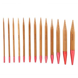 Listing 5 of 5 for Interchangeable Carbonized Bamboo Needles Set Circular Knitting Needles Ring Set