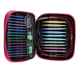 Listing 4 of 5 for Interchangeable Needles Set Colorful Aluminum Circular Knitting Needles Ring