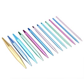 Listing 5 of 5 for Interchangeable Needles Set Colorful Aluminum Circular Knitting Needles Ring