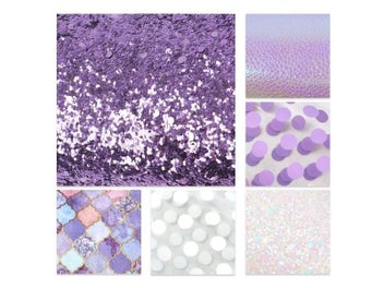 Listing 8 of 10 for 15*21/20*33cm Litchi Glitter Vinyl For Bowknot Bag DIY Crafts