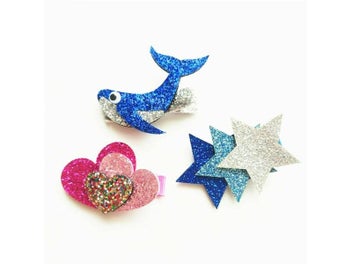 Listing 7 of 10 for Frosted Glitter Vinyl Sewing Fabric For Crafts DIY