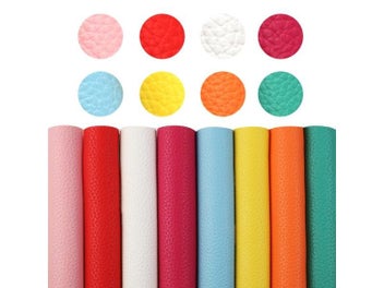 Listing 4 of 10 for 15*21/20*33cm Litchi Glitter Vinyl For Bowknot Bag DIY Crafts